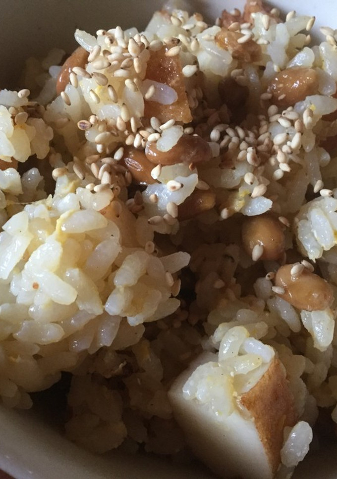 納豆とさつま揚げの簡単チャーハン-レシピのメイン写真