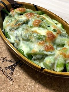 アスパラと玉ねぎのチーズ焼き-レシピのメイン写真
