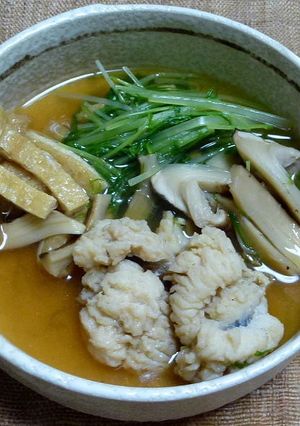 鱧と松茸のハリハリ仕立て-レシピのメイン写真
