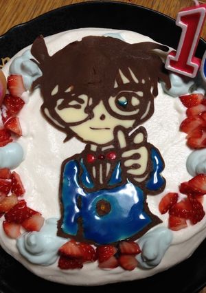 キャラケーキ（プレート）コナン-レシピのメイン写真
