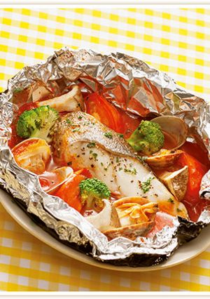 包み焼きで簡単♪タラのトマトパッツァ-レシピのメイン写真