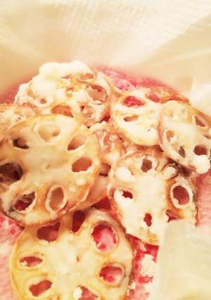 子供と一緒に!れんこんチップ♪-レシピのメイン写真