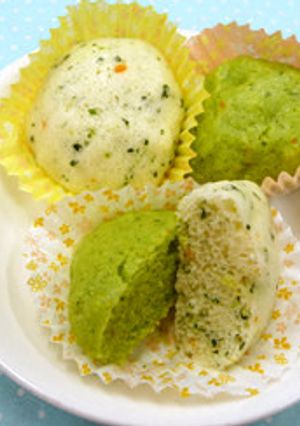 【保育園のおやつ】ポパイ蒸しパン-レシピのメイン写真