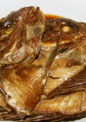 鯛のアラ煮-レシピのメイン写真