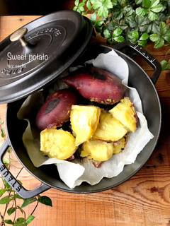STAUBde焼き芋♡-レシピのメイン写真