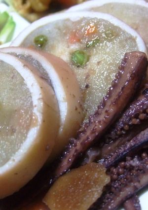 活力鍋で　イカのおろしジャガ詰め煮-レシピのメイン写真