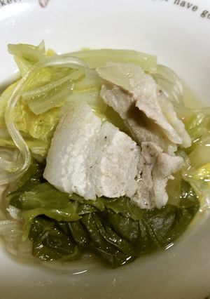 めんどくさがり屋の白菜スープ-レシピのメイン写真