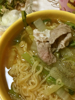 白菜と大根葉のとろとろラーメン-レシピのメイン写真