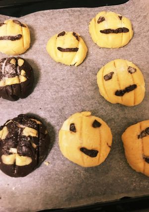 ホームベーカリーでハロウィーンメロンパン-レシピのメイン写真