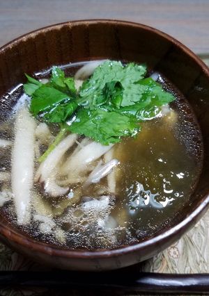 キノコのお吸い物-レシピのメイン写真