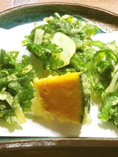 春菊と玉ねぎのかき揚げ-レシピのメイン写真