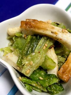 キャベツとちくわのごまラー油炒め-レシピのメイン写真