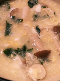しめじとワカメの卵スープ-レシピのメイン写真