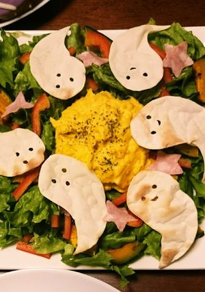Halloweenのかぼちゃサラダ☆-レシピのメイン写真