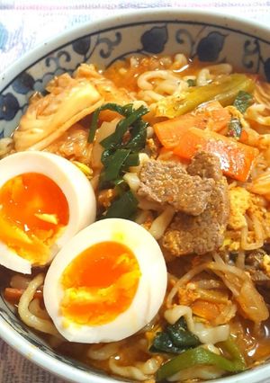 ユッケジャンら〜めん-レシピのメイン写真