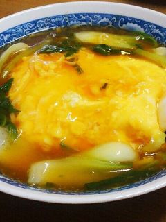 サッポロ一番 半熟玉子のあんかけラーメン-レシピのメイン写真