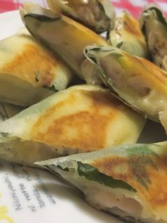 ささみでヘルシー焼き春巻き-レシピのメイン写真