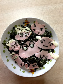 クレヨンしんちゃんのキャラ弁-レシピのメイン写真