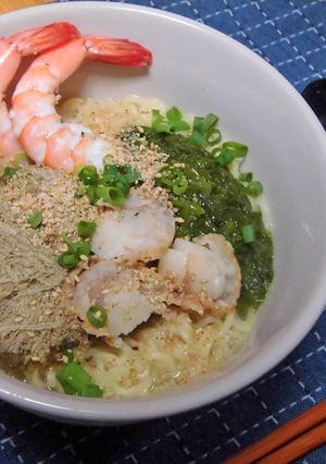 とろろ昆布とめかぶのWとろみラーメン-レシピのメイン写真