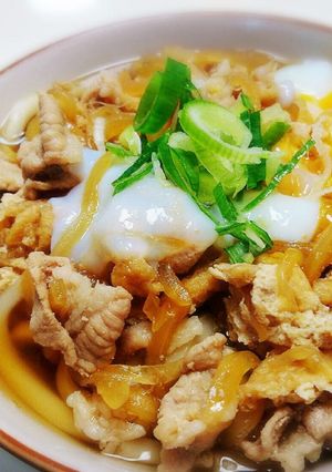 ランチや夜食にピッタリ【豚肉うどん】-レシピのメイン写真