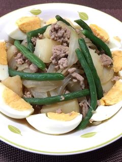 じゃがいものそぼろ煮!(^^)!-レシピのメイン写真