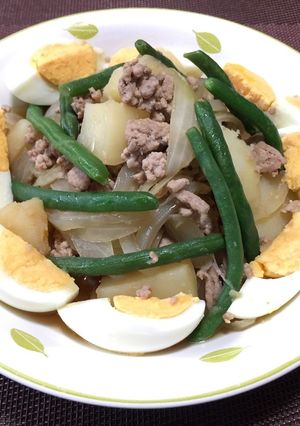 じゃがいものそぼろ煮!(^^)!-レシピのメイン写真