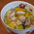 豚肉とかぼちゃと白菜の味噌汁