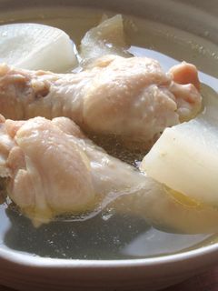 【 鶏手羽元と大根のだし生姜スープ 〗-レシピのメイン写真