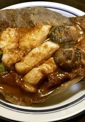 塩麹で下ごしらえ★朴葉味噌の豚ロース焼き-レシピのメイン写真