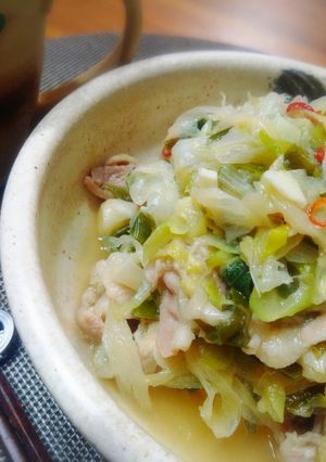 ＊ネギと豚肉のとろとろ炒め煮＊-レシピのメイン写真