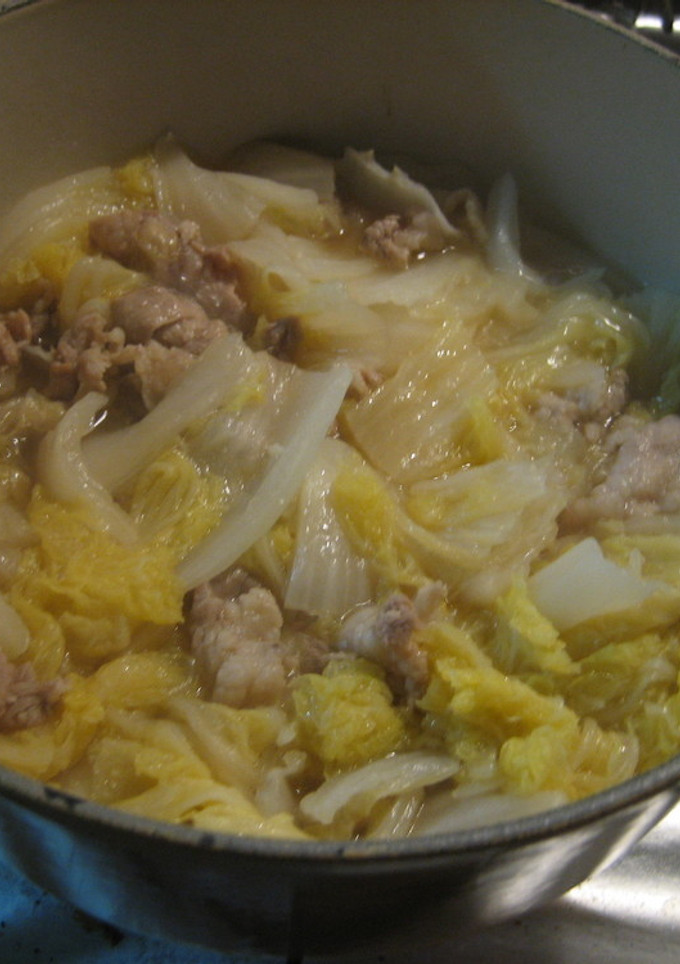母の味の白菜と豚肉の煮込み-レシピのメイン写真
