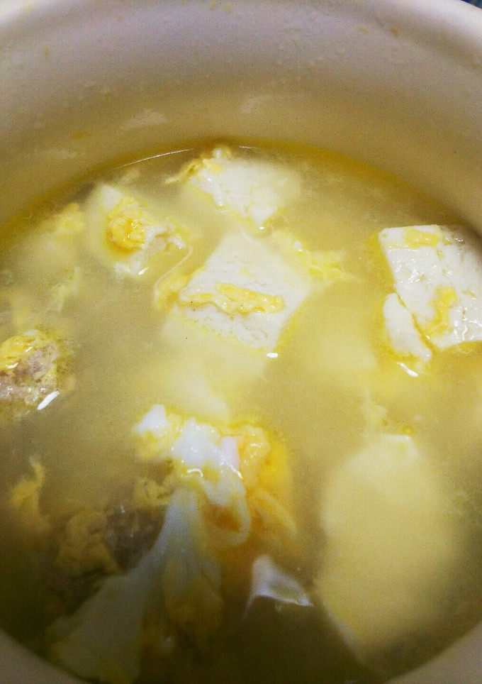 鶏だんごとお豆腐と玉子の簡単スープ-レシピのメイン写真