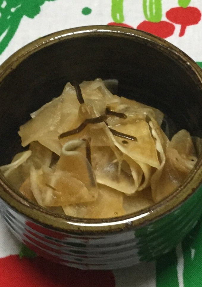 冬大根＋塩昆布の旨味☆簡単☆レンジで煮物-レシピのメイン写真