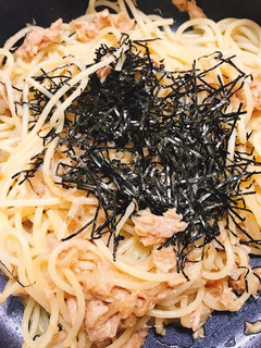 絶品!バター大根おろしツナ和風スパゲティ-レシピのメイン写真