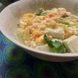豆腐カニカマ卵トロ塩ラーメン☆レタスもね
