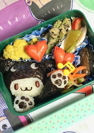 ハロウィン♪黒猫着ぐるみ弁当-レシピのメイン写真