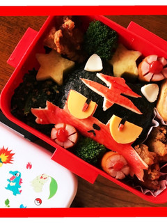 ポケモン☆ニャビー キャラ弁-レシピのメイン写真