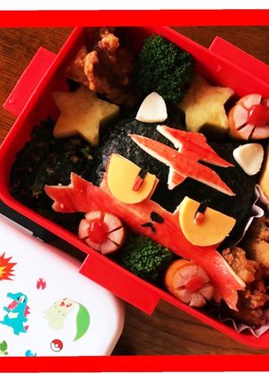 ポケモン☆ニャビー キャラ弁-レシピのメイン写真