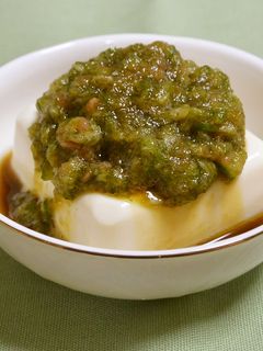 胡瓜と梅肉のこぶおろし冷や奴-レシピのメイン写真