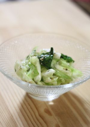 大葉の大葉塩ダレキャベツ-レシピのメイン写真