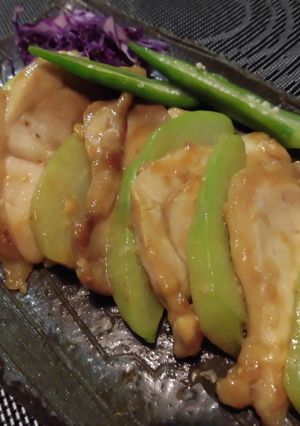 ハヤトウリと鶏の照り焼きサンド-レシピのメイン写真