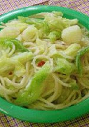 春キャベツとじゃがいものパスタ-レシピのメイン写真