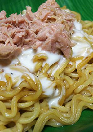 ツナ缶＋シーザードレッシング ミーゴレン-レシピのメイン写真