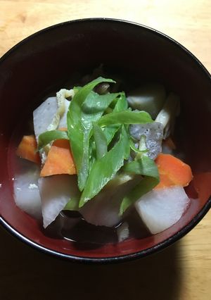旬の里芋で、素朴な芋煮-レシピのメイン写真