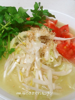 シャキシャキ野菜の塩あんかけラーメン-レシピのメイン写真