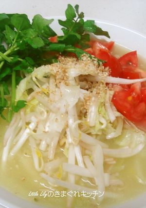 シャキシャキ野菜の塩あんかけラーメン-レシピのメイン写真