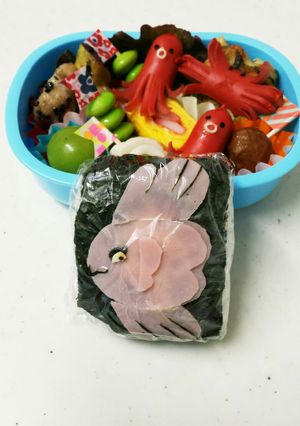 キャラ弁☆ポケモン☆ママンボウ-レシピのメイン写真