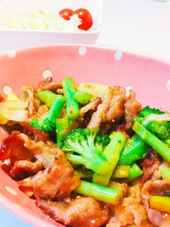 アスパラと豚肉のオイスターソース炒め!-レシピのメイン写真