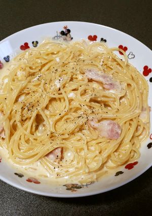 10分で出来る！簡単カルボナーラ-レシピのメイン写真
