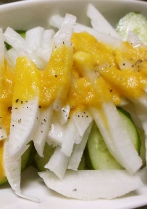 こぶおろしドレッシングでサラダ-レシピのメイン写真